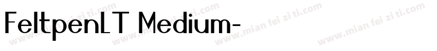 FeltpenLT Medium字体转换